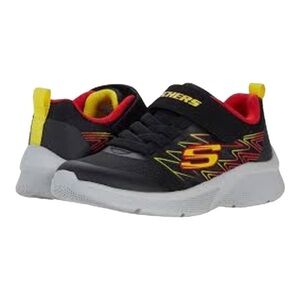 SKECHERS Kids Black Microspec Sneakers Size 6